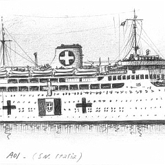 1942 - Motonave 'Vulcania' - missione speciale AOI